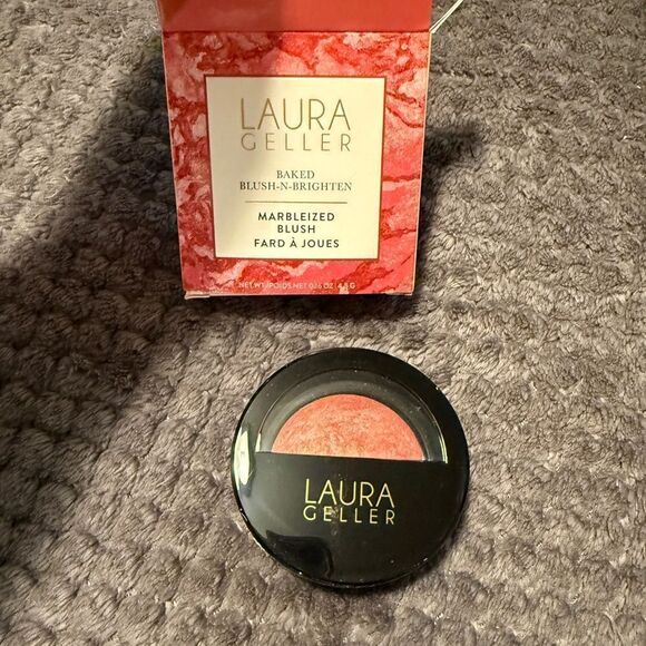 Laura Geller Baked Blush-n-Brighten marbleized blush NWT - Picture 4 of 7